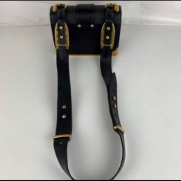 PRADA Cahier Large Black Leather Cross Body Bag - Picture 5 of 16